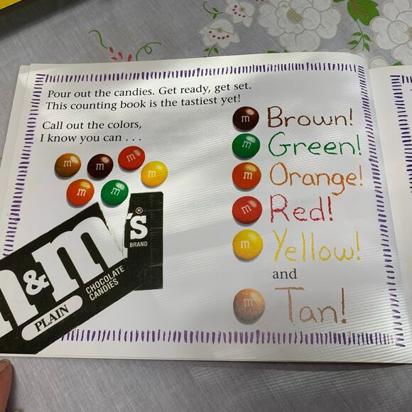 Vintage Children's Counting Math Educational Books M&M's Cheerios & Hershey's - Picture 10 of 15
